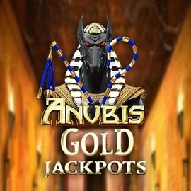 Anubis Gold Jackpots by Inspired Gaming, showcased at spindogscasinos.com – game logo