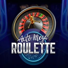 Auto Mega Roulette logo by Pragmatic Play at SpinDog Casino