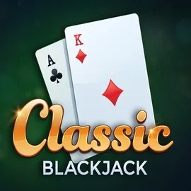 Classic Blackjack slot icon by Red Tiger Gaming, available at SpinDog Casino