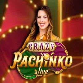 Enjoy Crazy Pachinko by Evolution – logo hosted on spindogscasinos.com