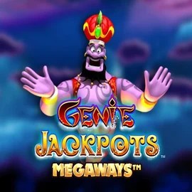Genie Jackpots Megaways logo by Blueprint Gaming at SpinDog Casino