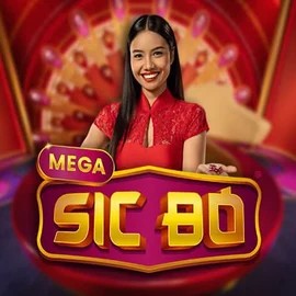 Official Live Casino logo: Mega Sic Bo by Pragmatic Play at SpinDog Casino