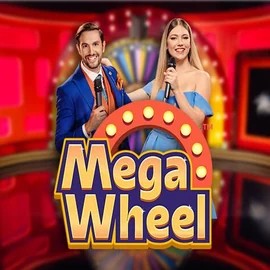 Mega Wheel online game logo by Pragmatic Play on spindogscasinos.com